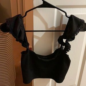 Ruffle top tank! Size small!